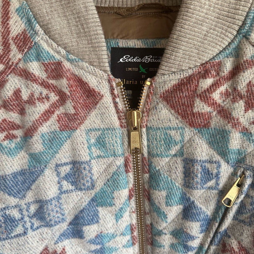Eddie Bauer Multicolor Patterned Jacket Medium - image 2